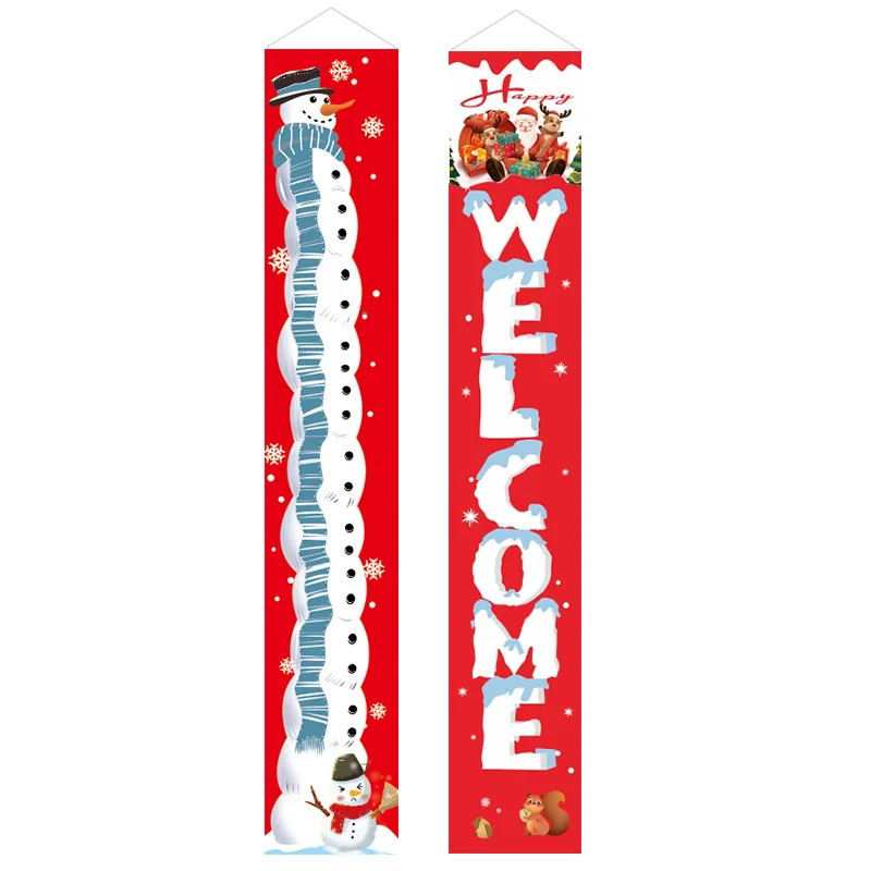Счастливого Рождества крыльца знак декоративный дверной баннер рождественские
