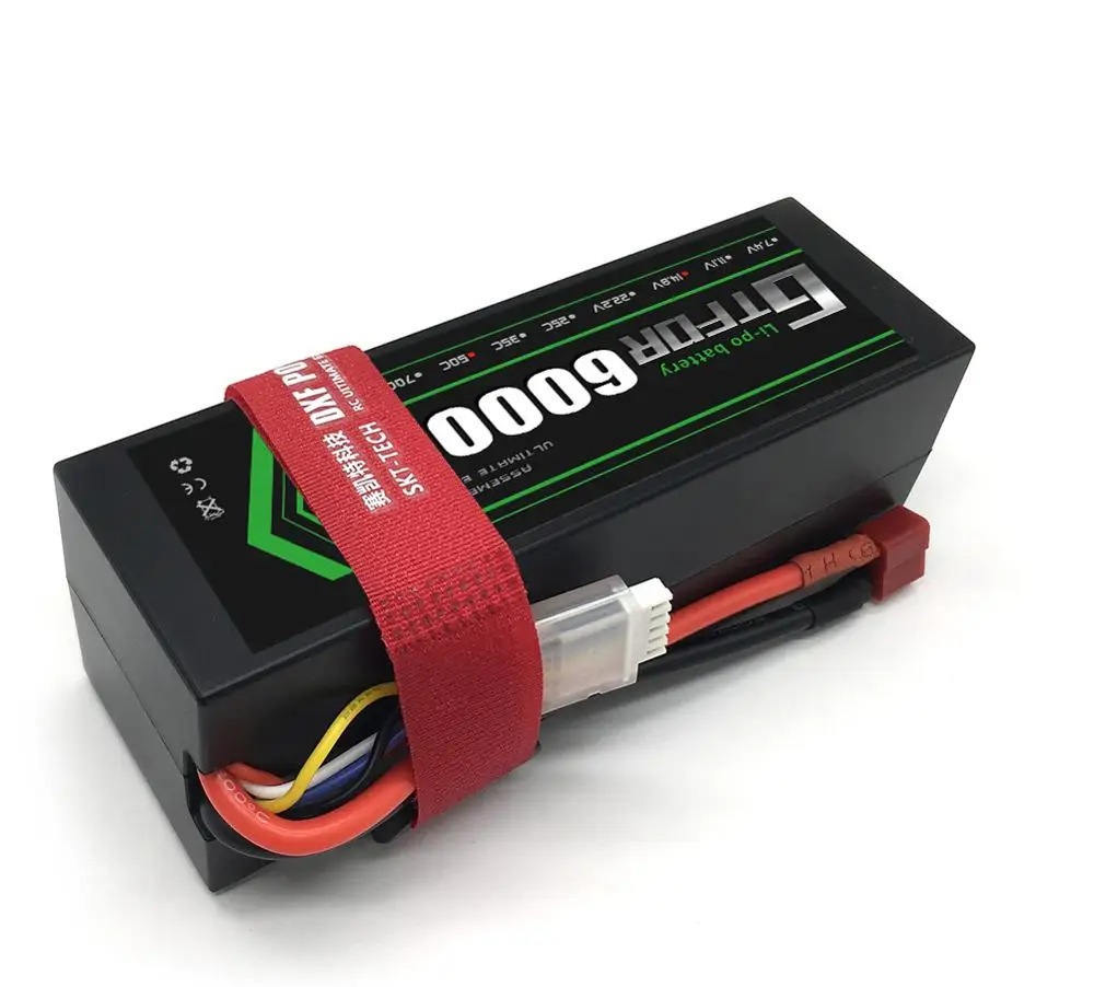 GTFDR Lipo 4S аккумулятор 14 8 в 6000 мАч 50C T Deans XT60 EC5 XT90 XT90-S Жесткий Чехол для 1/10 1/8 багги