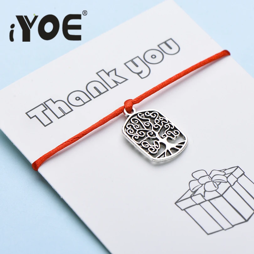 Браслет IYOE с подвесками Древо жизни для женщин и мужчин|Браслеты шармами| |