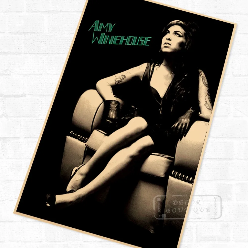 Настоящий талант классический постер Amy Winehouse винтажные Ретро декоративные