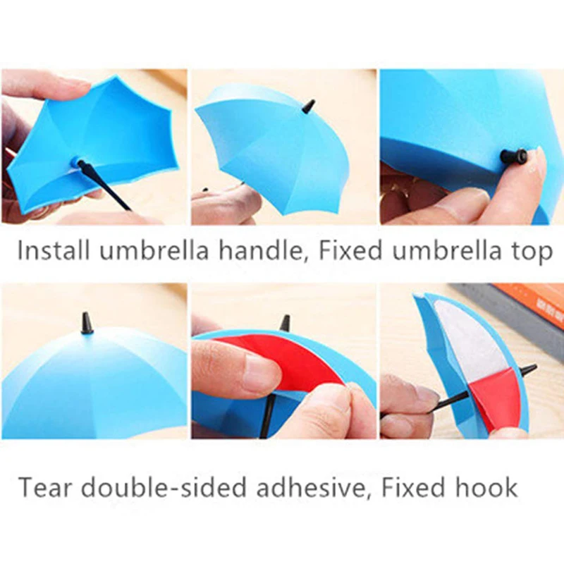 

3pcs Creative Shaped Storage Hook Free Nail Single Wall Hooks Small Decorative Home Decor Wall Hook Key Hair Pin Holder