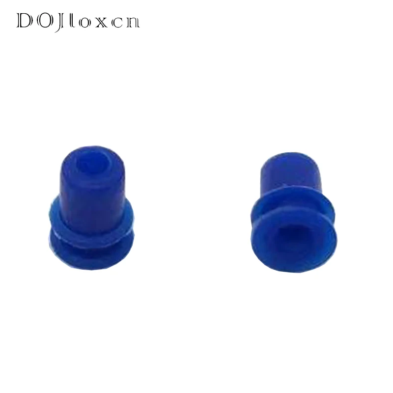 

100 Pcs 1.5 MM Car Wire Connector Waterproof Ring Circle Rubber Seal Hollow Plug Silicone Sheath Cap For VW Tyco Etc