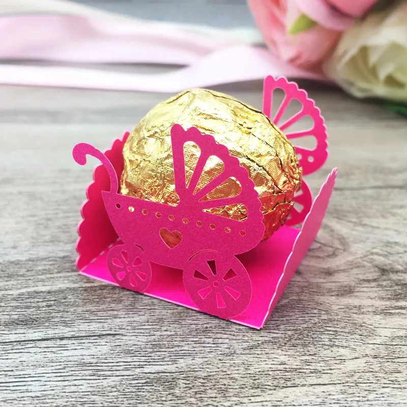 Лазерная резка Chocolatr бар свадебные сувениры и подарки Baby SHower Бумага коробка конфет бар свадебные и вечерние поставки, 50 шт в наборе