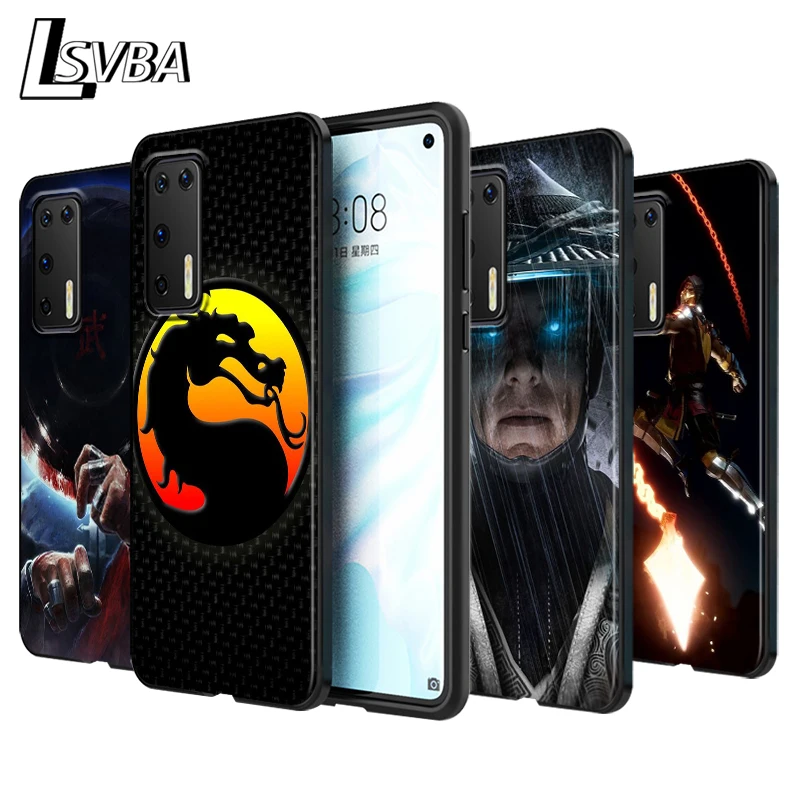 

Mortal Kombat Silicone Phone Case for Huawei P30 P20 P40 Lite E Pro P Smart Z Plus 2019 P10 P9 Lite Black Cover