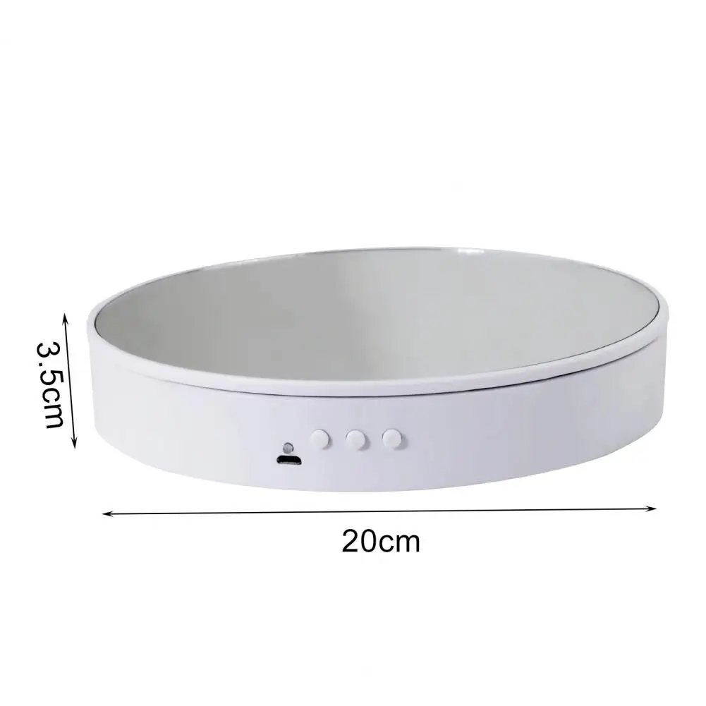 50% Hot Sales Display Stand Auto-Rotation 360 Degree ABS Rechargeable Photography Stand for Product Display