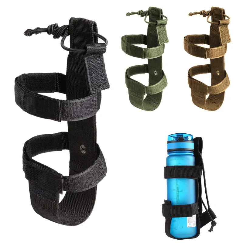 

Outdoors Bottle Holder Climbing Camping Hiking Bags Molle Water Bottle Pouch Tactical Army Fans Gear Kettle Waist Shoulder Bag