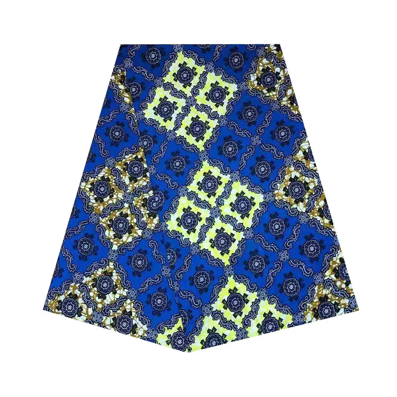 Настоящий Анкара принты в ткань 100% хлопок 6 ярдов/шт африканская восковая Женская