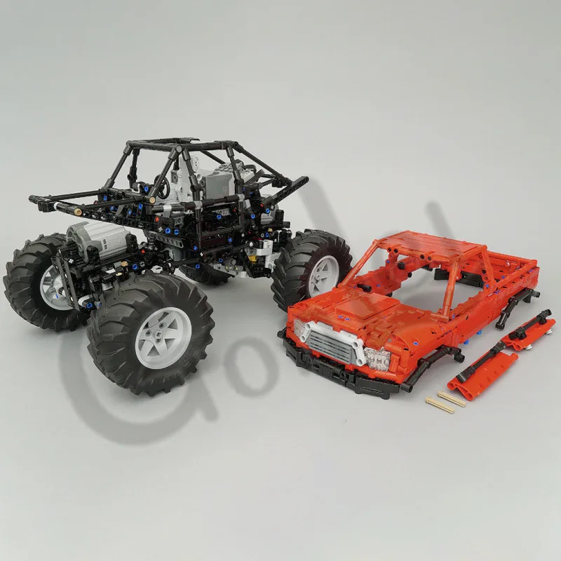 Новый Ford Raptor гоночный автомобиль MOC кирпич высокотехнологичных F 150 подходит для