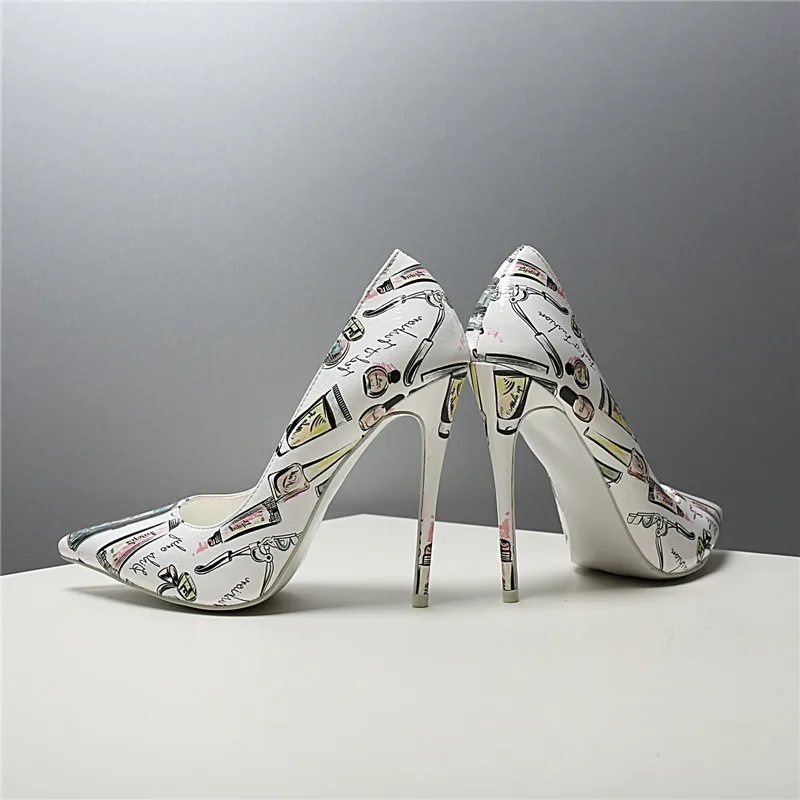 YECHNE Vrouw Bridal Hak Schoenen Witte Bruiloft Hoge Hakken vrouwen Plus Size pintige Teen Pompen Partij Stiletto | Обувь