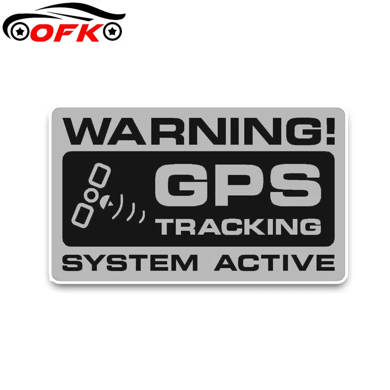 

Заметная система отслеживания GPS OFK, активные наклейки, автомобильные наклейки из ПВХ, 12,2*8 см