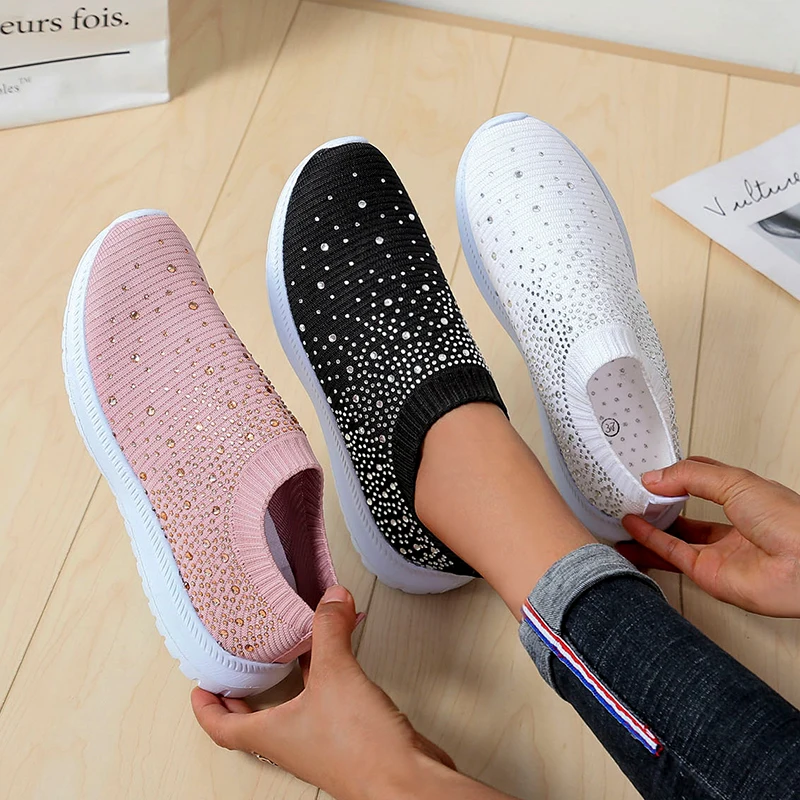 

Colorful Sneakers Ladies Shoes Chunky Sneakers Casual Shoes Breathable Women Flats Shoe Thick Bottom Shiny Shoe Zapatos De Mujer