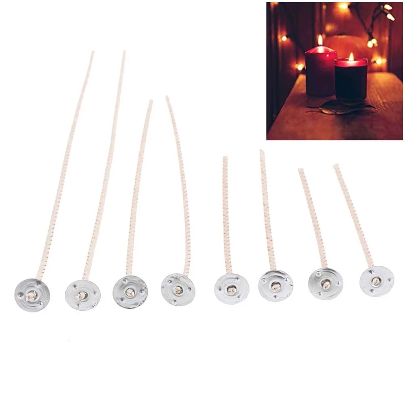 

50pc low-smoke natural cotton candle wick used for candle DIY production