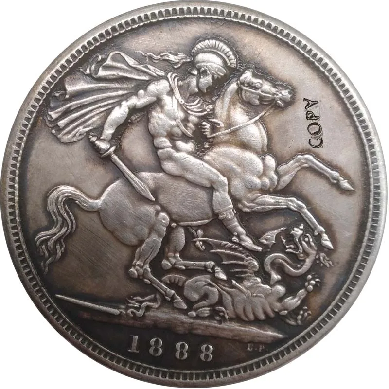 1887 1892 Королева Великобритании Виктория монеты КОПИЯ Виктории Sovereign