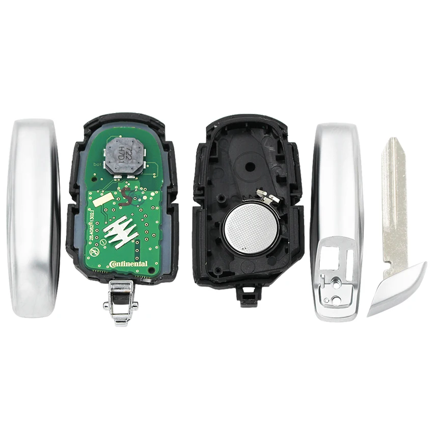 4 кнопки смарт карты дистанционный ключ-брелок от машины 433 МГц ID46 чип для Maserati