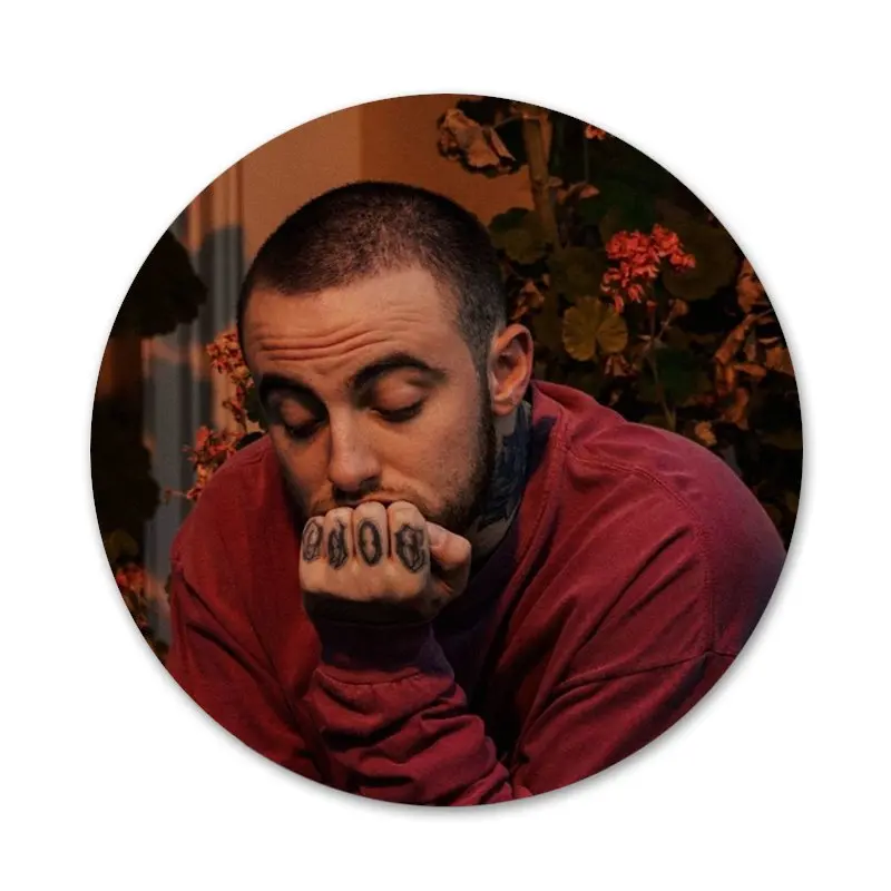 Значки Mac Miller значки металлические для фотографий 58 мм | Дом и сад