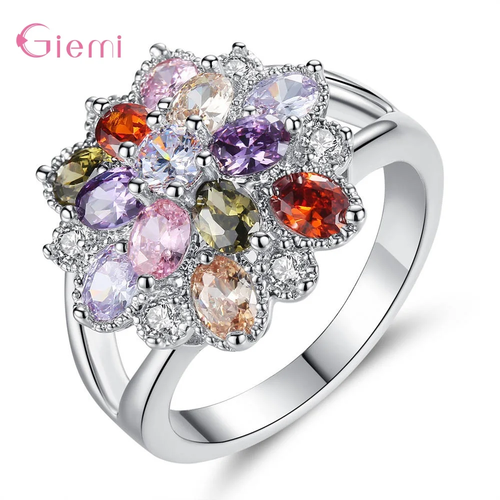 Прямая поставка корейские модные стильные Кристальные кольца из настоящего