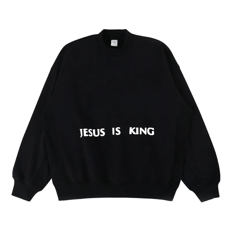 

Fgss wear | Chao brand round neck sweater men's Buddha Plush warm sleeve autumn coat loose top