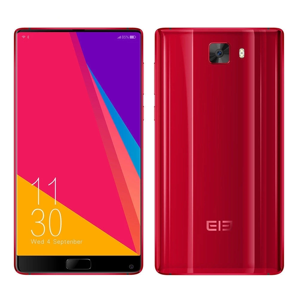 red Usb HiFi музыкальный плеер MP3 walkman воспроизводитель mp3 плеер 6,0 ''Elephone S8 2K экран 4G Phablet Android 7,1 Deca - Цвет: red