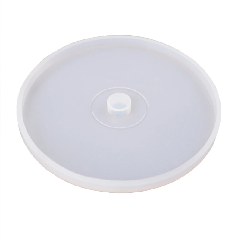 

New LED Round Coaster Set Epoxy Resin Mold Cup Mat Holder Silicone Mould DIY Crafts Luminous Coaster KiT Resin Casting Tools