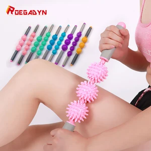 ROEGADYN массажный шарик ролика тонкий тренировки фитнес-мяч для йоги массажный ролик из ЭВА шариковый массажер тела терапия для расслабления мышц