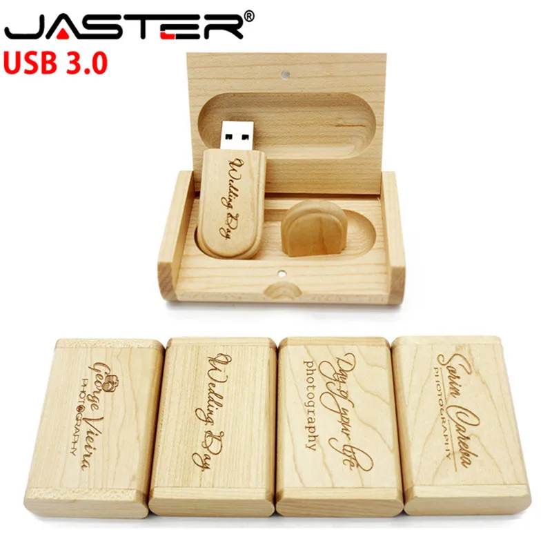 JASTER USB 3 0 Модная креативная Акция Бесплатный Логотип под заказ деревянная