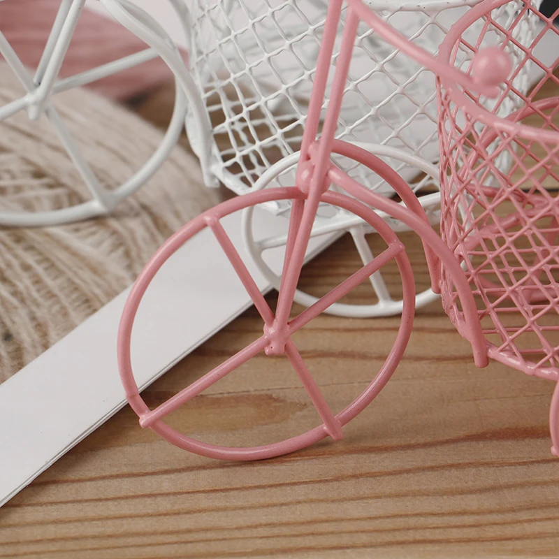 Милый Железный трехколесный велосипед художественное украшение свадебный