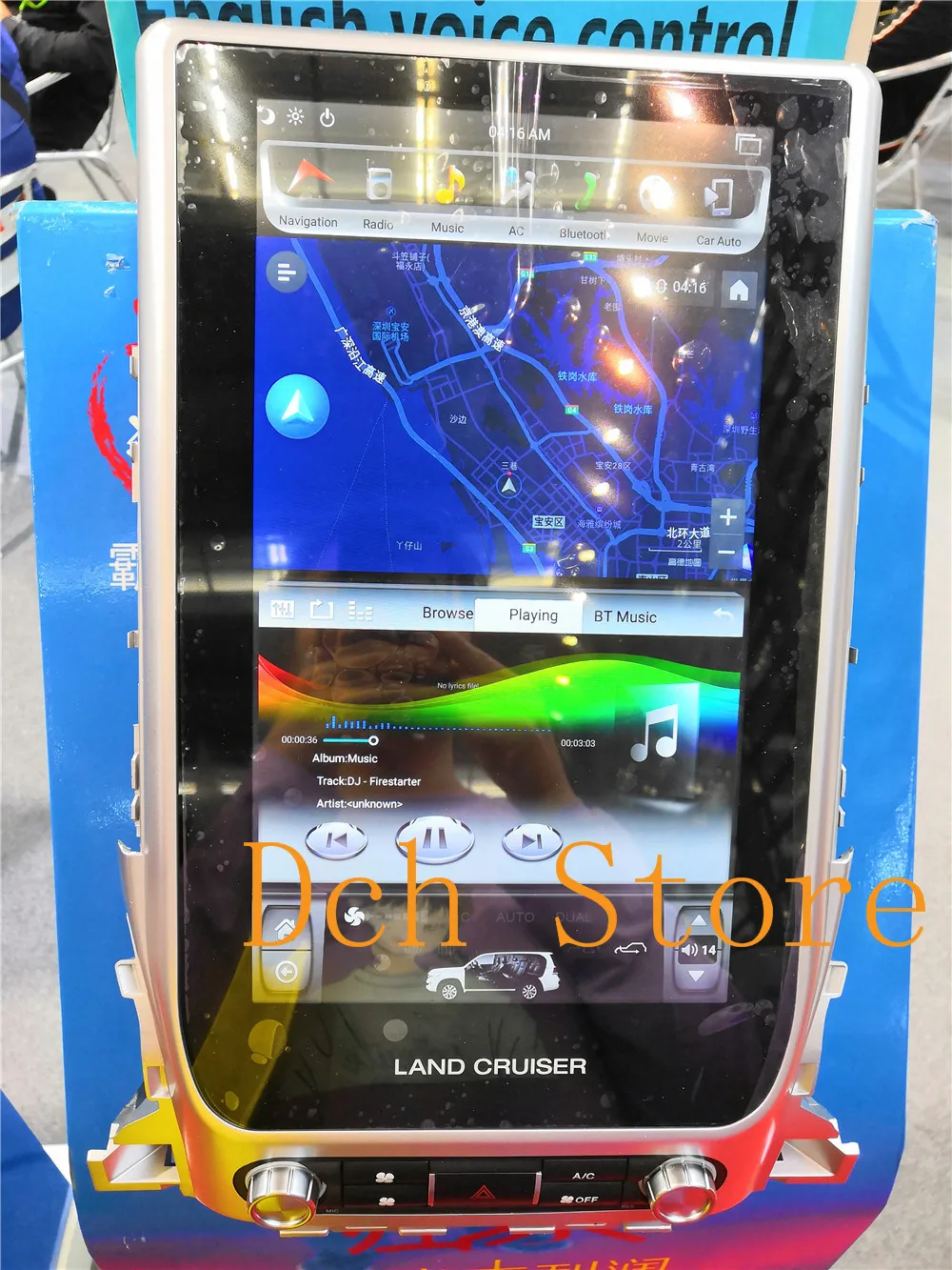 Вертикальный автомобильный DVD GPS навигатор в стиле Тесла 14 дюймов Android радио для