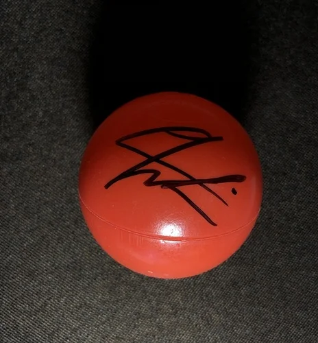 Концертный мяч Chanyeol с автографом подписанный вручную K-POP ограниченный выпуск