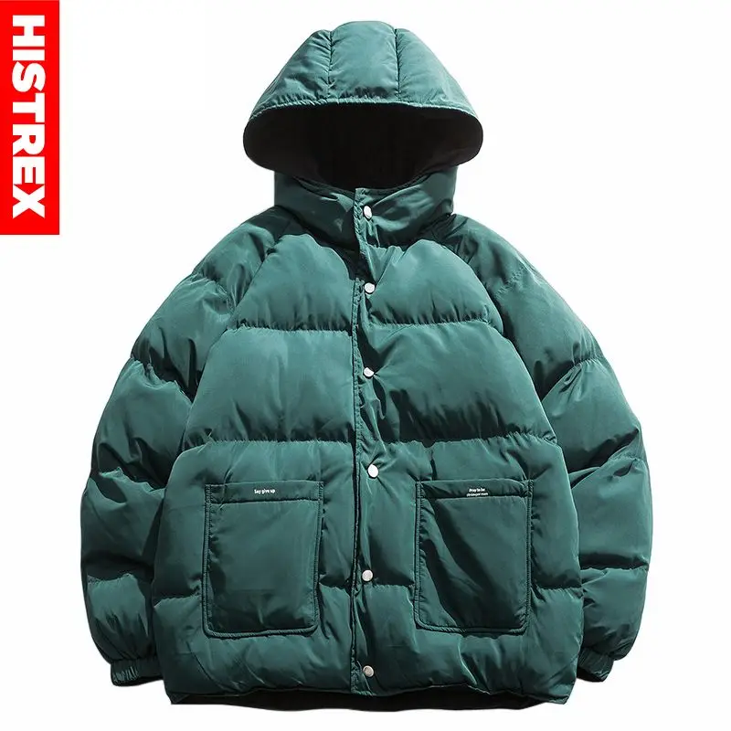 2020 уличная одежда в стиле хип хоп Двусторонняя Куртка парка Для мужчин стеганая