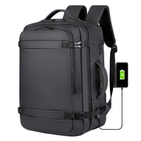 womens men laptop backpack stylish anti theft casual travel computer rucksack water repellent school backpack with usb black