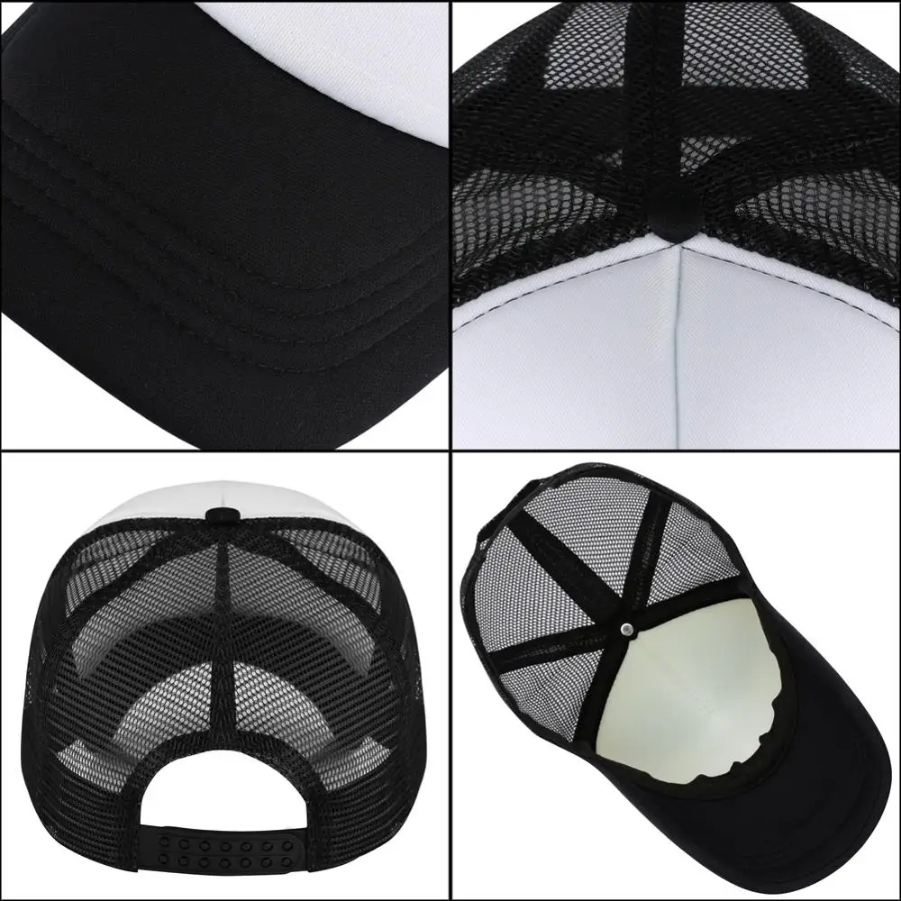 Рыбалка Трамп 2020 Мужская бейсболка с буквенным принтом сетчатая хип хоп Черная