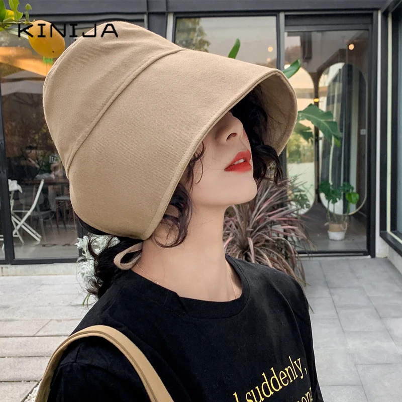 Складные шляпы для рыбалки Круглый купол Панама женская шляпа с солнцезащитным