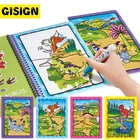 Детская волшебная ручка для рисования водой коврик для раскраски набор для рисования Монтессори Рисование книг доска для детей игрушки подарок на день рождения