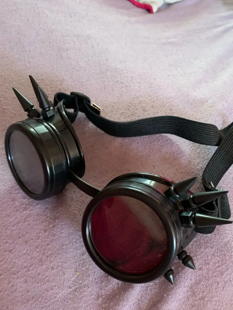 Солнечные очки в стиле стимпанк с заклепками | Автомобили и мотоциклы