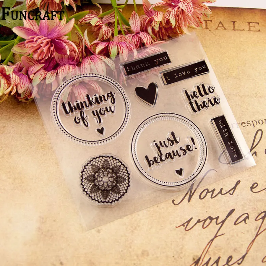 1 лист штампы с надписью I Love You Thinking of You|Штампики| |