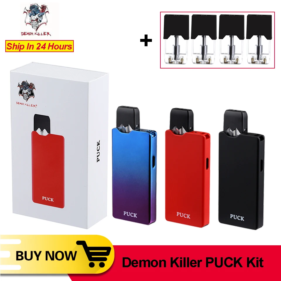 Электронная сигарета оригинальный Demon Killer PUCK стартовый комплект с 400 мАч батарея