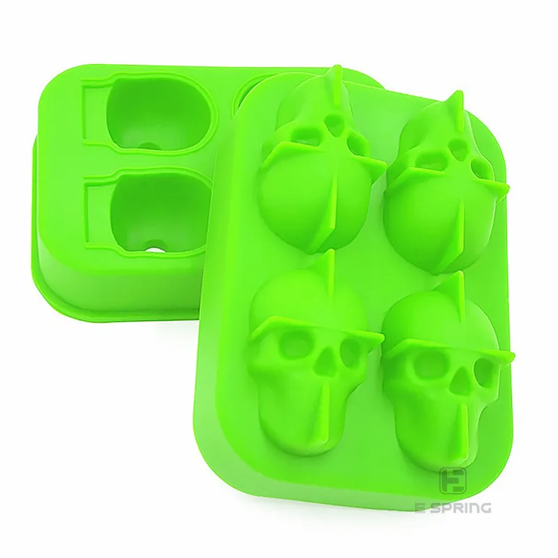 Череп кубик льда 3D стерео форма для изготовления черепа DIY личность креативный