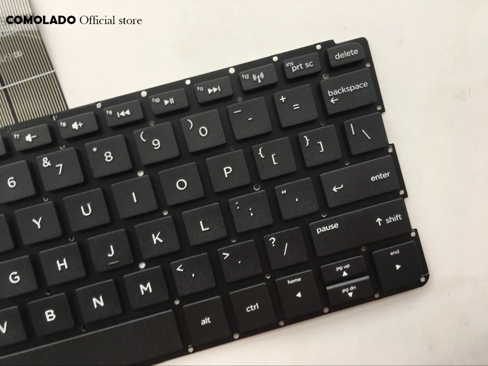 Клавиатура с английской раскладкой для HP PAVILION 10 E черная без рамки|Клавиатуры