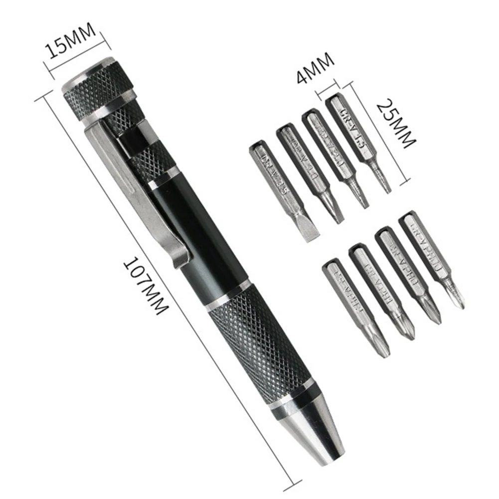 8 в 1 отвертка многофункциональная прецизионных отверток с магнитной мини