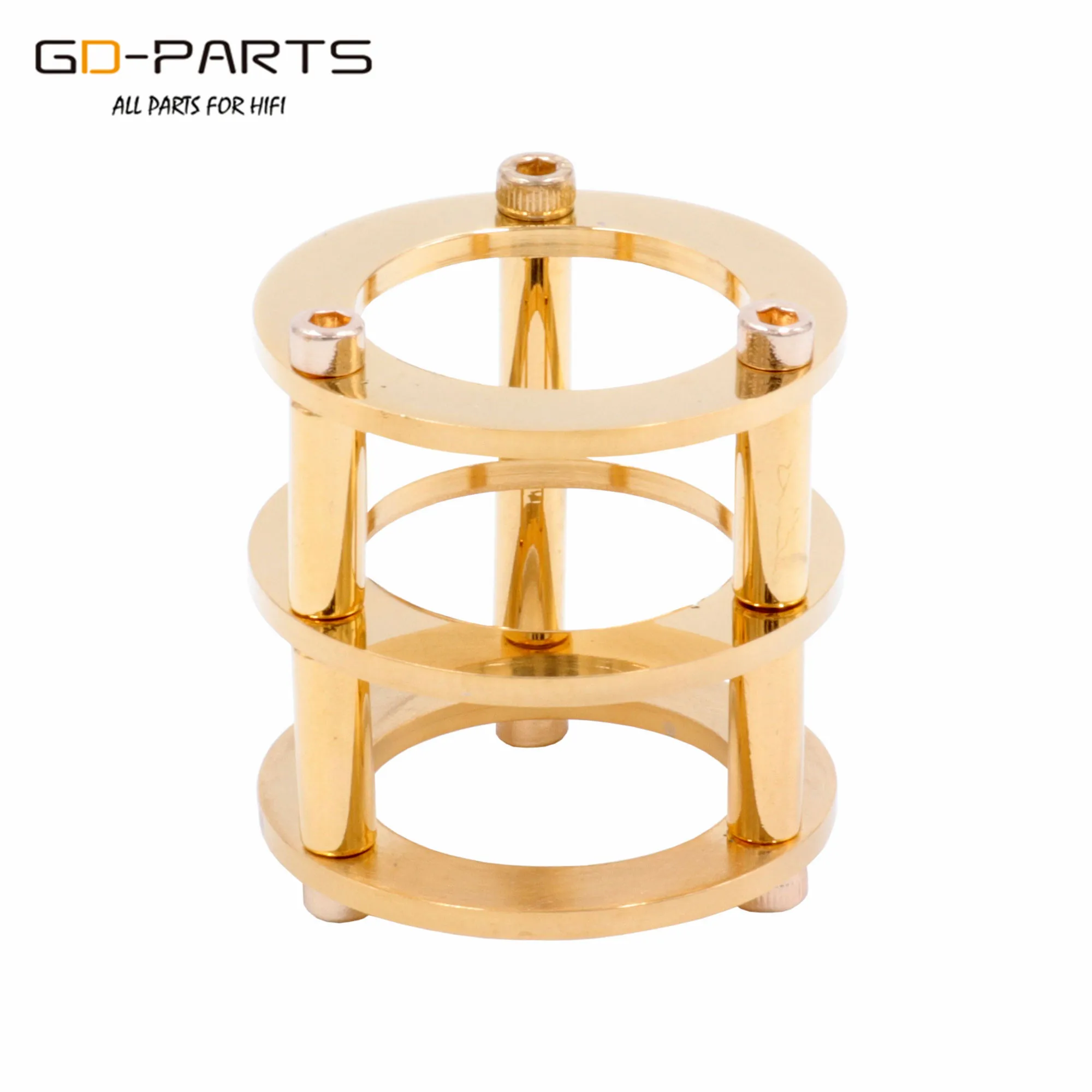 GD PARTS позолоченная латунная вакуумная трубка Защитная крышка для ECC83 6922 5687 HIFI