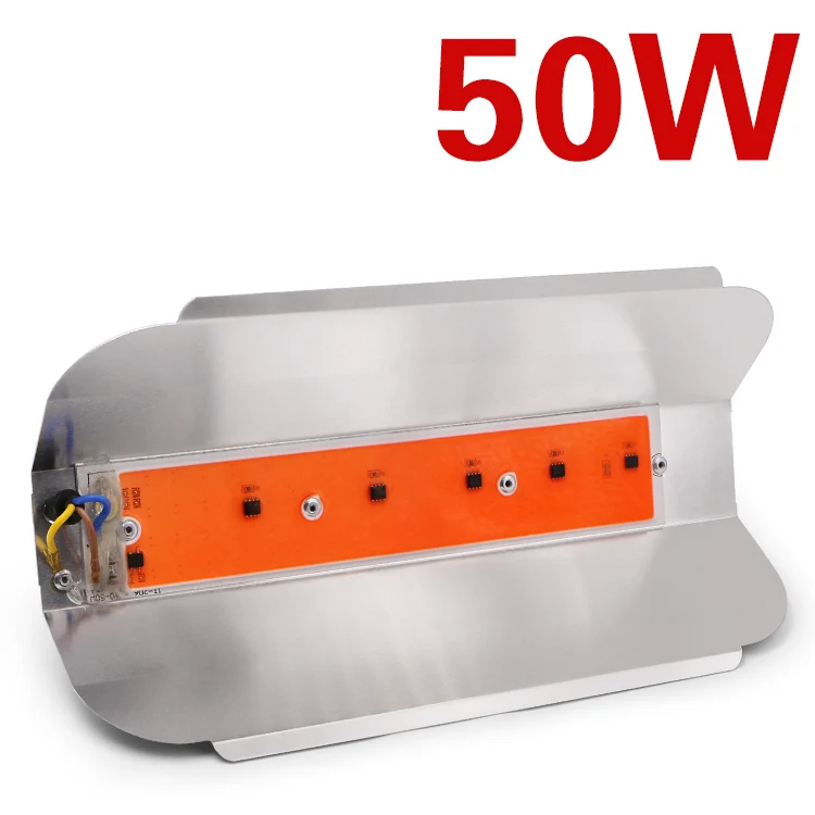 COB light 50W EnwYe 50 Вт 100 Вт растительный свет роста COB Светодиодный прожектор роста растений AC 220 В завод парниковый эффект; Выращивание растений без почвы прожектор - Испускаемый цвет: COB light 50W