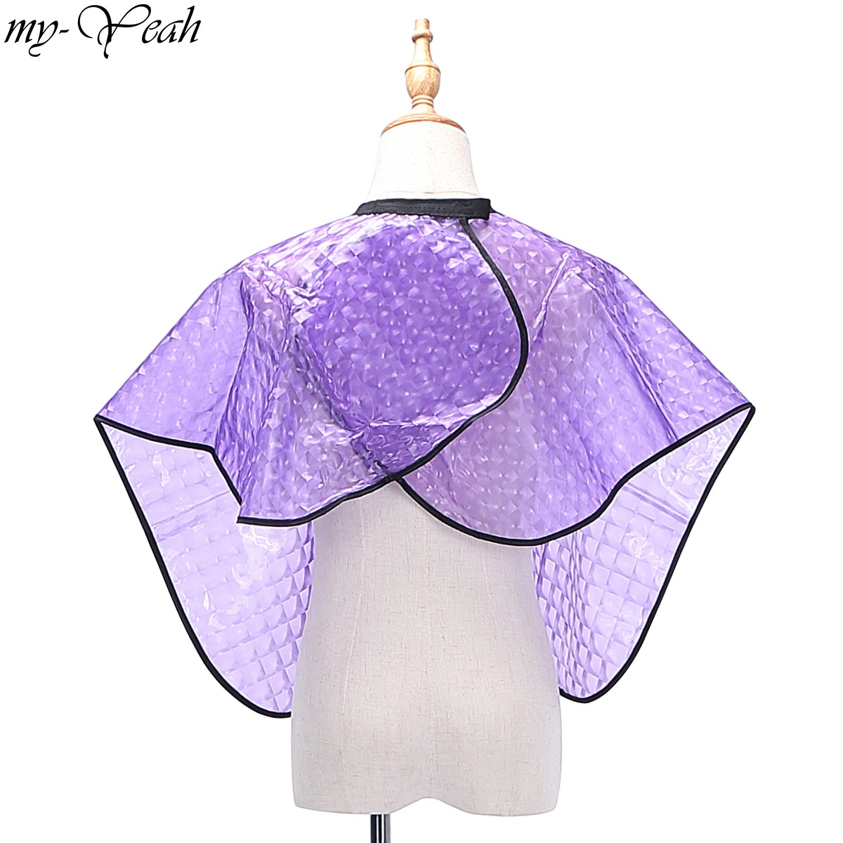 Approx.80 * 76 см короткая Водонепроницаемая Парикмахерская накидка для