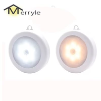 smart pir motion sensor led night light wireless indoor under cabinet lamp for closet stairs badroom kitchen wc toilet wall lamp