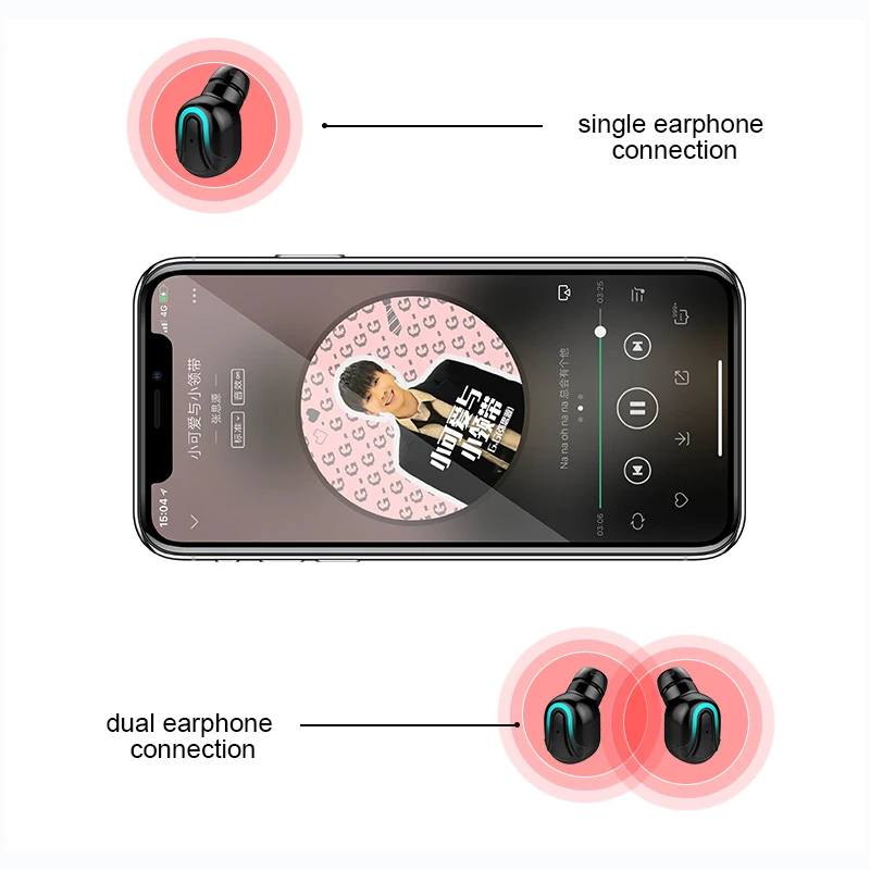 Новинка Q32 TWS 5,0 Bluetooth наушники с шумоизоляцией беспроводные наушники игровая гарнитура с микрофоном 2000 мАч светодиодный водонепроницаемый внешний аккумулятор