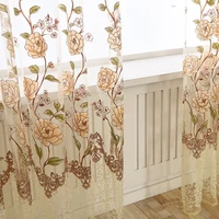 sheer curtains printed window tulle curtains jacquard curtains for living room bedroom panels for kitchen curtains