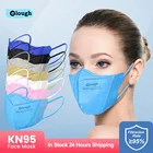 Elough 3D KN95 маска для лица для взрослых Mascarillas FPP2 Homologadas Европа черная FFP2 черная цветная маска ffp2kn95 сертифицированные маски