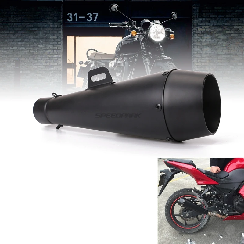 Универсальный глушитель выхлопной трубы для мотоцикла 51 мм Honda CBR1000 Yamaha R6