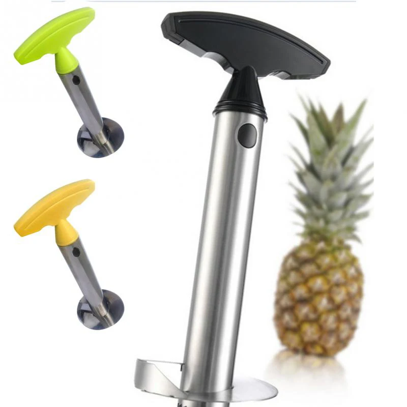

Knife Kitchen Tool Stainless Fruit Pineapple Corer Slicer Peeler Cutter Parer Best Selling Pineapple Slicers Kitchen Accessories