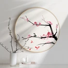 Традиционный китайский цветок сливы пион Лотос Магнолия настенные художественные плакаты печать для гостиной дома Холст Картина декор