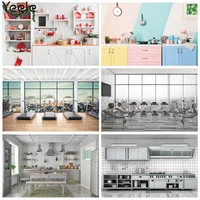 yeele photocall interior kitchen decor family backdrop props photography background gym portrait photographic for photo studio